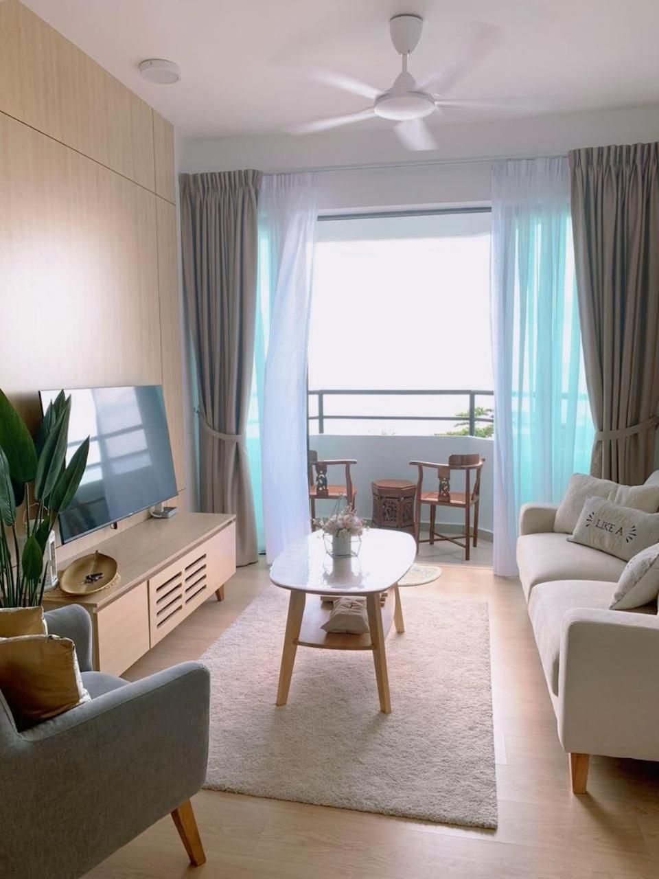 Pantai Puteri Melaka - Seaview 2 Bedroom Tanjung Kling Dış mekan fotoğraf